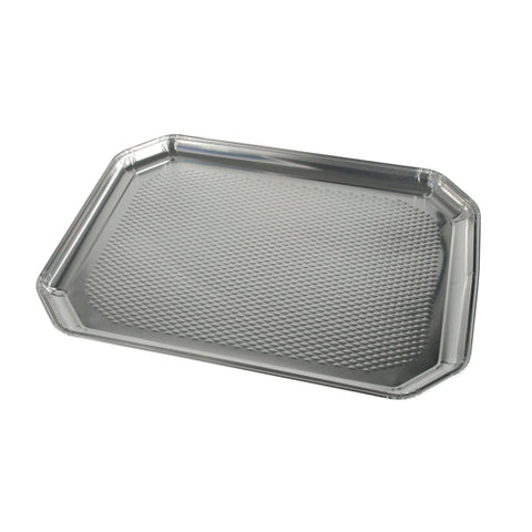 Plat de service. en aluminium rectangulaire 35 cm x 26 cm (45 unités)