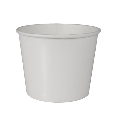Terrines à soupe. carton "To Go" rond 500 ml Ø 11 cm · 8.3 cm blanc (500 unités)