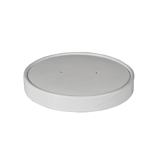 Couvercles pour terrines à soupe. cartón "To Go" rond Ø 11.8 cm blanc (500 unités)