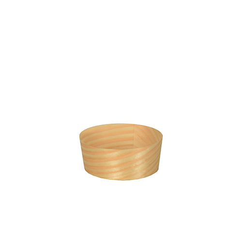 Fingerfood - Bols. bois "pure" rond Ø 5 cm · 2 cm (500 unités)