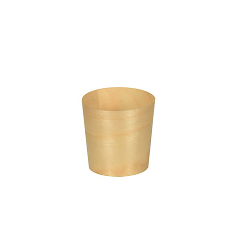 Fingerfood - Bols. bois "pure" rond Ø 4.5 cm · 4.5 cm (500 unités)