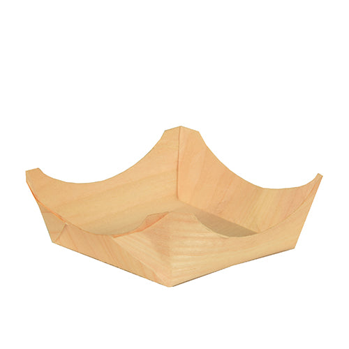 Fingerfood - Bols. bois "pure" carré 3 cm x 8 cm x 8 cm (500 unités)