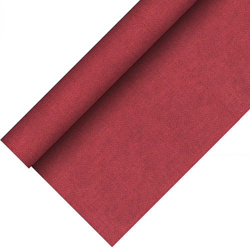 Nappe. aspect tissu. PV-tissu "ROYAL Collection Plus" 20 m x 1.18 m bordeaux (2 unités)