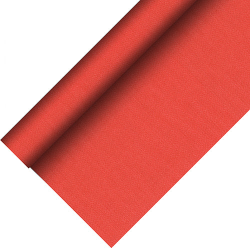 Nappe. aspect tissu. PV-tissu "ROYAL Collection Plus" 20 m x 1.18 m rouge (2 unités)