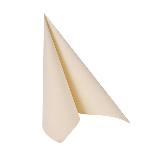 Serviettes "ROYAL Collection" pliage 25 cm x 25 cm champagne