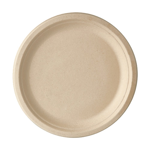Assiettes en canne à sucre "pure" ronde