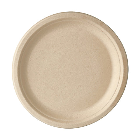 Assiettes en canne à sucre "pure" ronde