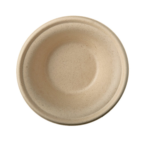 Coupelles. canne à sucre "pure" 380 ml Ø 15.5 cm · 4.6 cm naturel (500 unités)