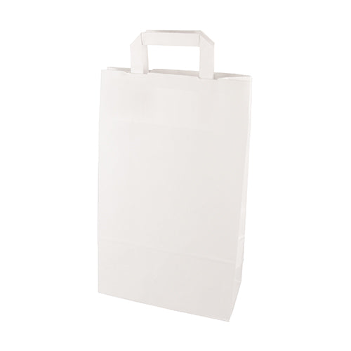 Sacs papier blanc 36 cm x 22 cm x 10 cm avec poignée