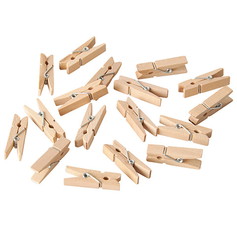 Mini pinces, bois 3,5 cm (1000 unités)