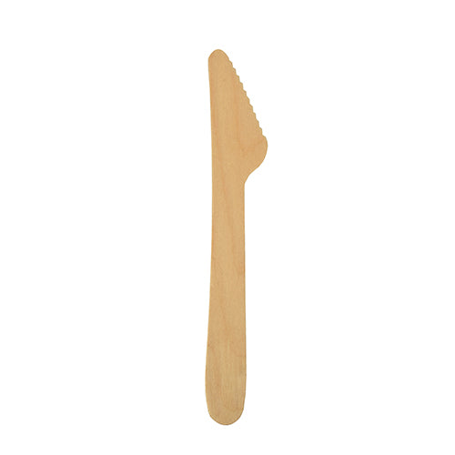 Couteaux. bois "pure" 16.5 cm (500 unités)