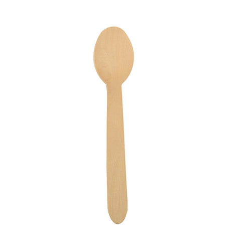 Cuillères de bois "pure" 15.7 cm (500 unités)