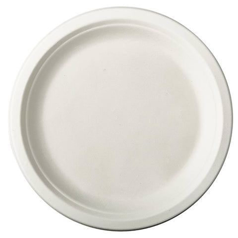 Assiettes en canne à sucre "pure" ronde 