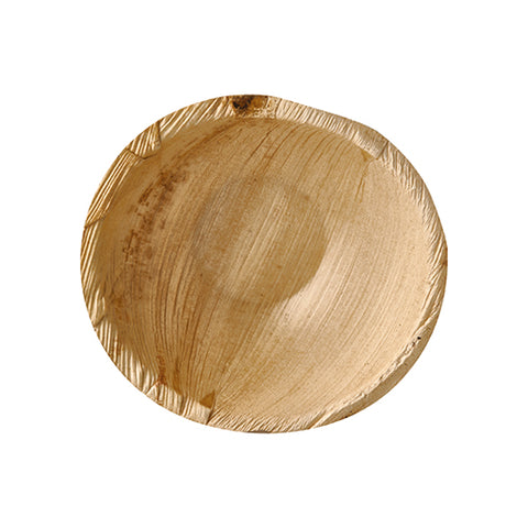 Coupelles. Feuille de palmier "pure" rond 425 ml Ø 15 cm · 6.5 cm (100 unités)
