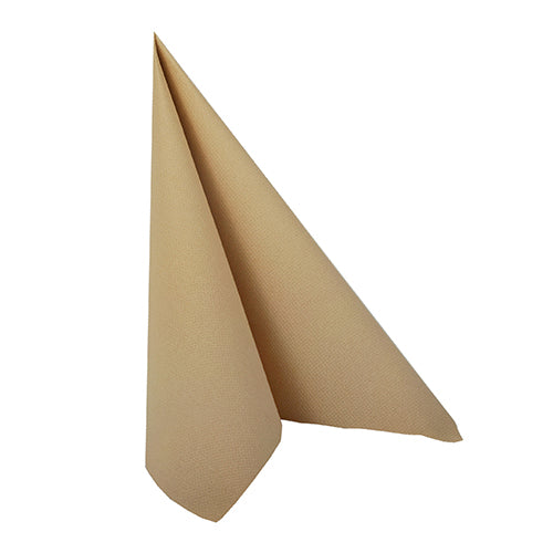 Serviettes "ROYAL Collection" pliage 33 cm x 33 cm sable