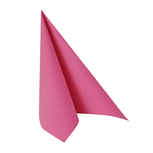 Serviettes "ROYAL Collection" pliage 33 cm x 33 cm fuchsia