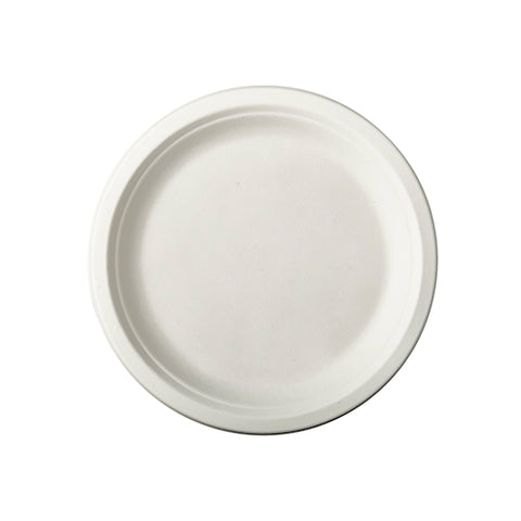 Assiettes en canne à sucre "pure" ronde 