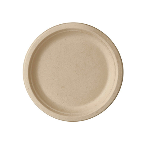 Assiettes en canne à sucre "pure" ronde