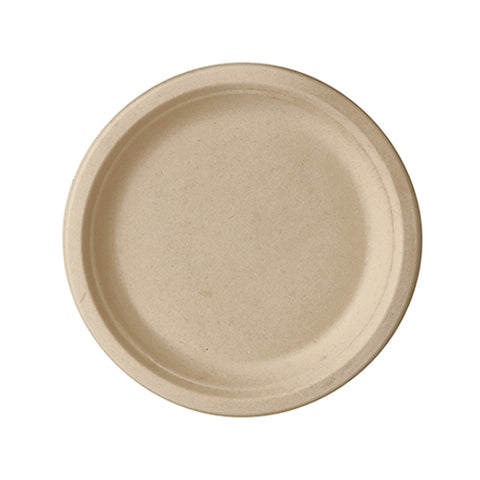 Assiettes en canne à sucre "pure" ronde 