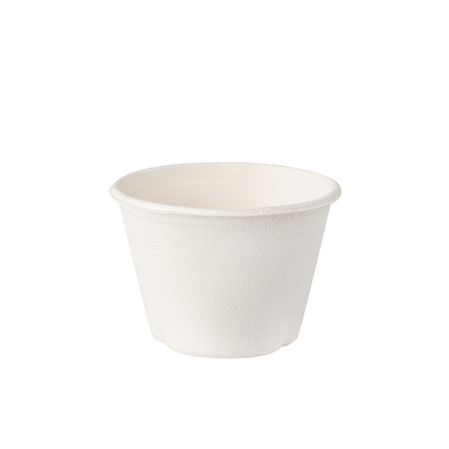 Coupelles. canne à sucre "pure" 100 ml Ø 7.5 cm · 5.3 cm blanc (500 unités)