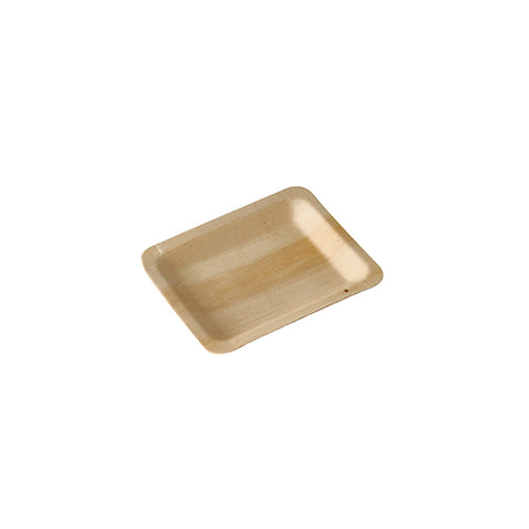 Assiettes en canne à sucre "pure" rectangulaire 