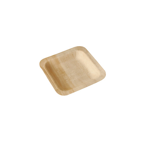 Assiettes en canne à sucre "pure" carrée