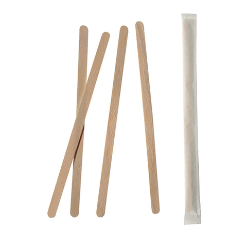 Agitateurs en bois 17.8 cm x 6 mm 
