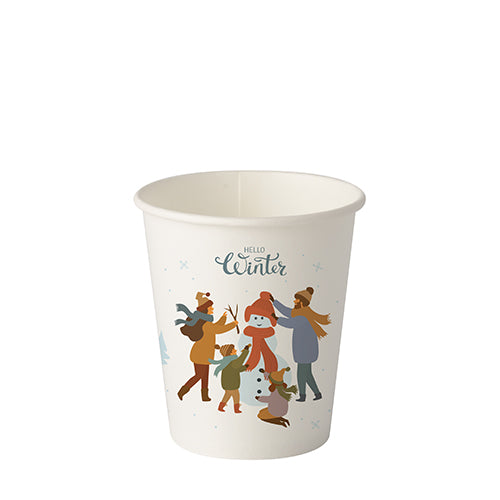 Gobelets carton 25 cl / 8 oz Ø 8 cm "Hello Winter" (1000 unités)