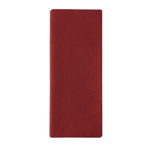 Pochettes à couverts. airlaid pliage 1/8 40 cm x 33 cm bordeaux
