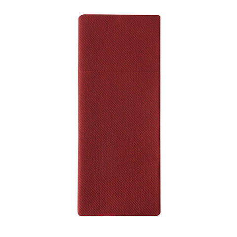 Pochettes à couverts. airlaid pliage 1/8 40 cm x 33 cm bordeaux
