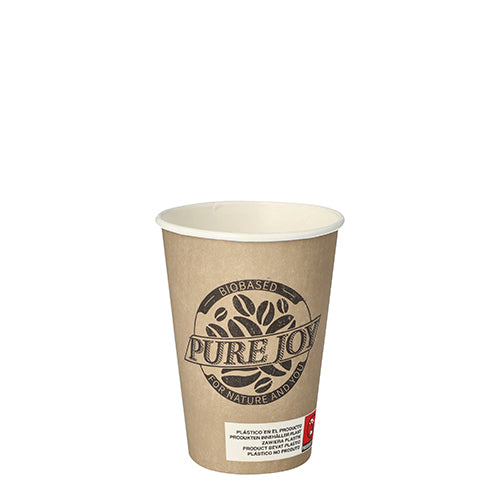 Gobelets carton 18 cl / 7 oz Ø 7 cm taupe "Pure Joy" (2000 unités)