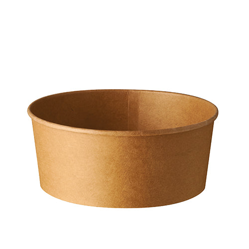 Saladiers. carton rond 750 ml Ø 15 cm · 6 cm marron (300 unités)