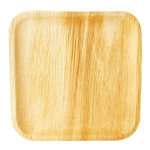 Assiettes jetables feuille de palmier "pure"