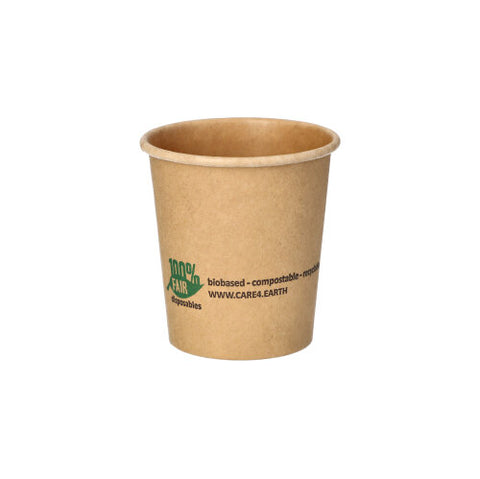 Petits pots. carton 120 ml Ø 6 cm · 6.6 cm marron "100% Fair"
