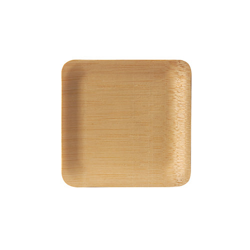 Assiettes en canne à sucre "pure" carrée 