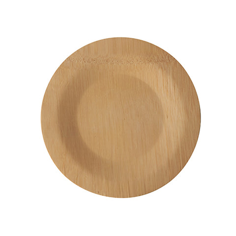Assiettes. fait en bambou "pure" rond Ø 18 cm · 1.5 cm (250 unités)