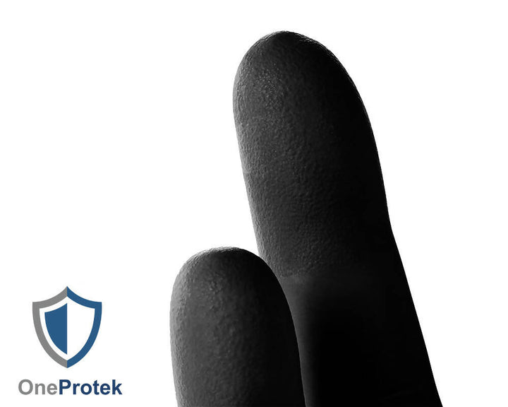 Gant Nitrile Noir non poudré - Taille XS - Lot de 10 boites de 100 Gants : 1000 pièces total