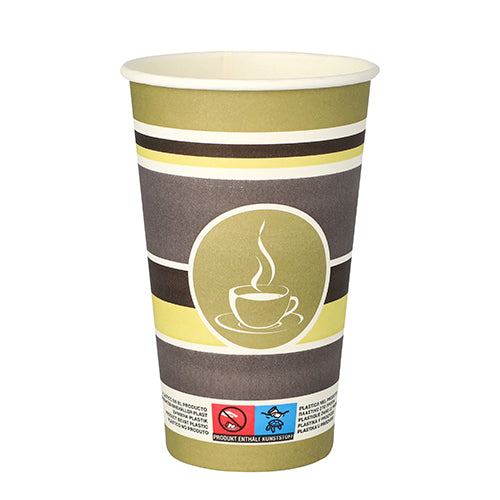 Gobelets carton "To Go" 50 cl / 16 oz Ø 9 cm (1000 unités)