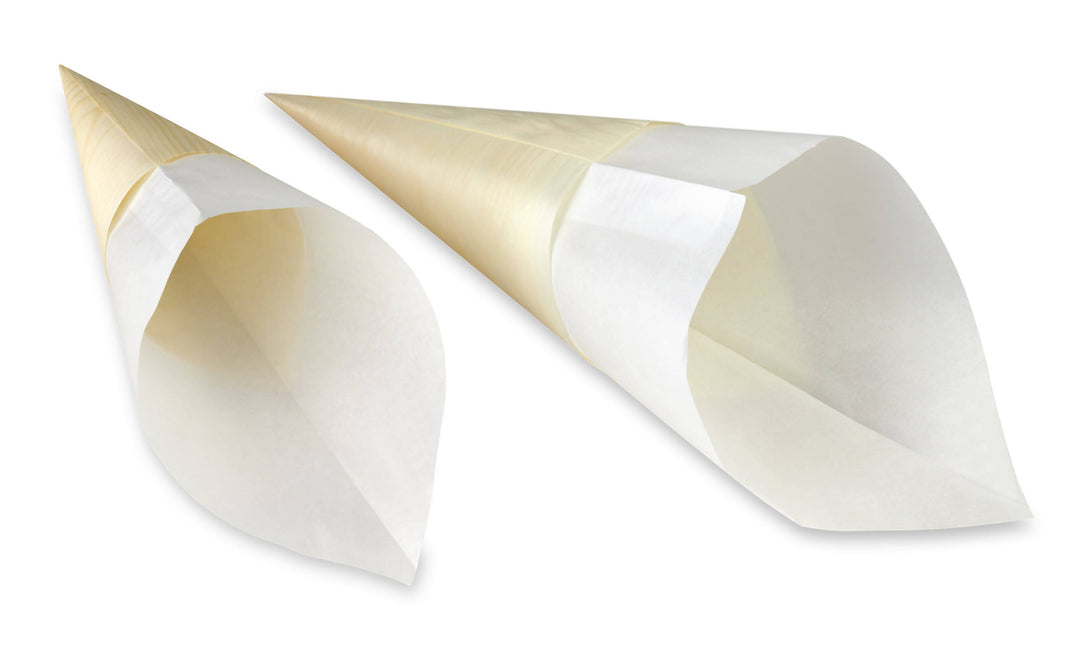 Cônes en bois pour crêpes avec sachet (1000 unités)