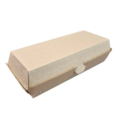Boîtes sandwich carton brun 20 x 8 x 7 cm (200 unités)