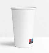 Gobelets carton blancs 50 cl / 16 oz - 300 + 18 g/m²