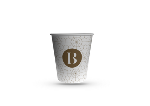 Gobelets carton personnalisés 25 cl / 8 oz (Livraison expresse 10 jours !)
