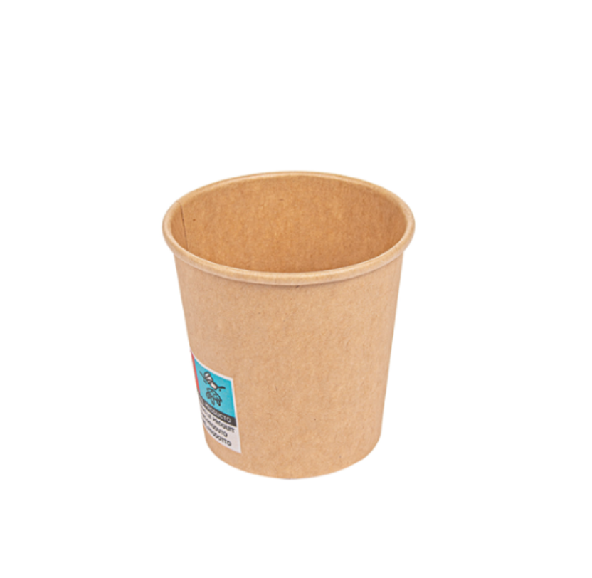 Gobelets carton kraft 10-12 cl 4 oz - 230 + 18 g/m²