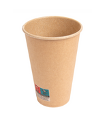Gobelets carton kraft 33 cl / 12 oz - 280 + 18 g/m²