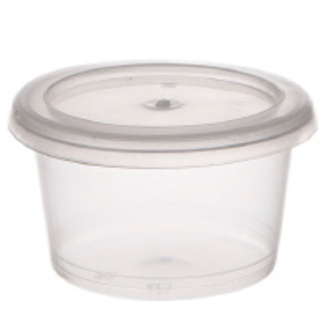 Pots à sauce avec couvercle 25 ml