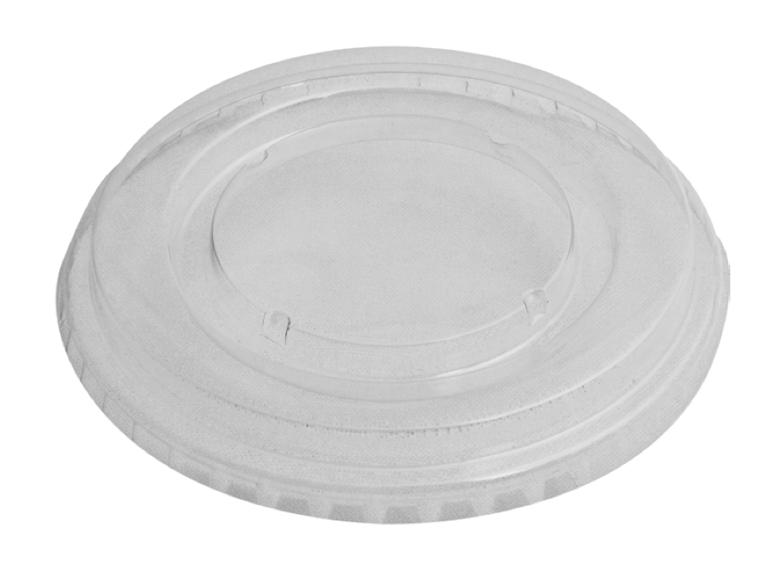 Couvercles plats sans passage de paille pour pots à dessert TS7X / TP9X