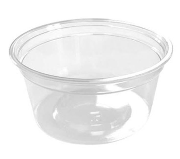 Pots à dessert sans couvercle 270ml 