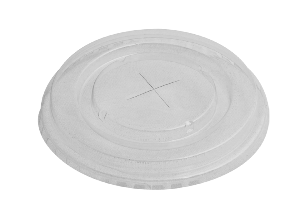 Couvercles plat avec passage de paille (800 unités)