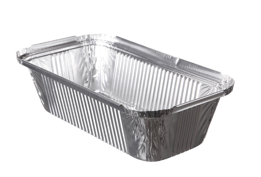 Barquettes rectangulaires en aluminium sans couvercles 250 ml (2 700 unités)