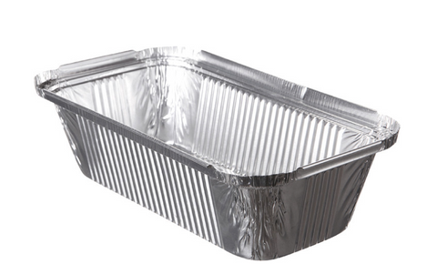 Barquettes rectangulaires en aluminium sans couvercles 887 ml (1000 unités)
